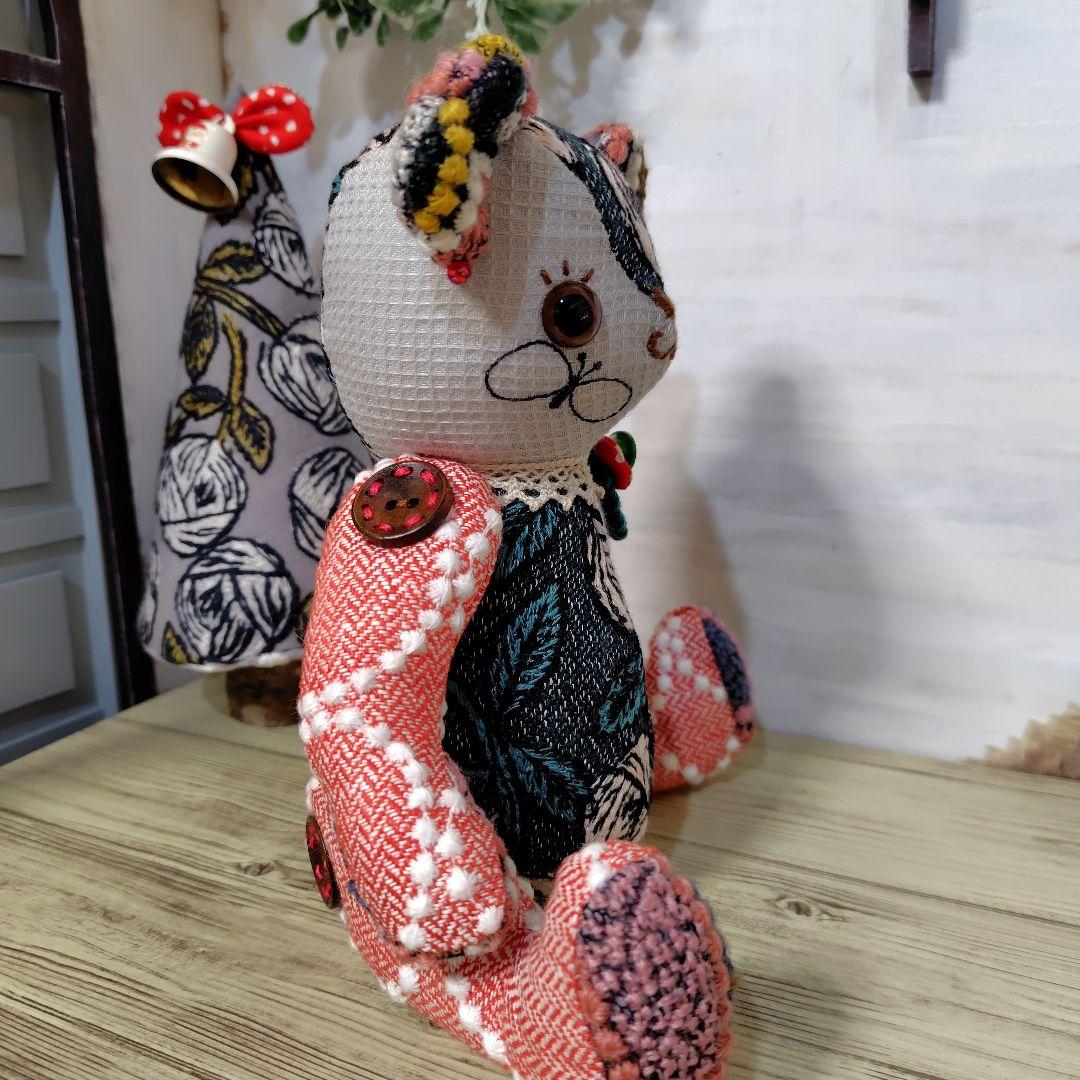 ミナペルホネン＊ハンドメイド＊ぬいぐるみ＊テディベア＊70