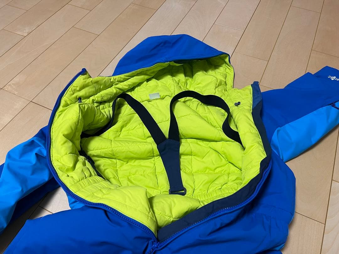 大雪セール★mont-bell 子ども用スキーウェア つなぎタイプ