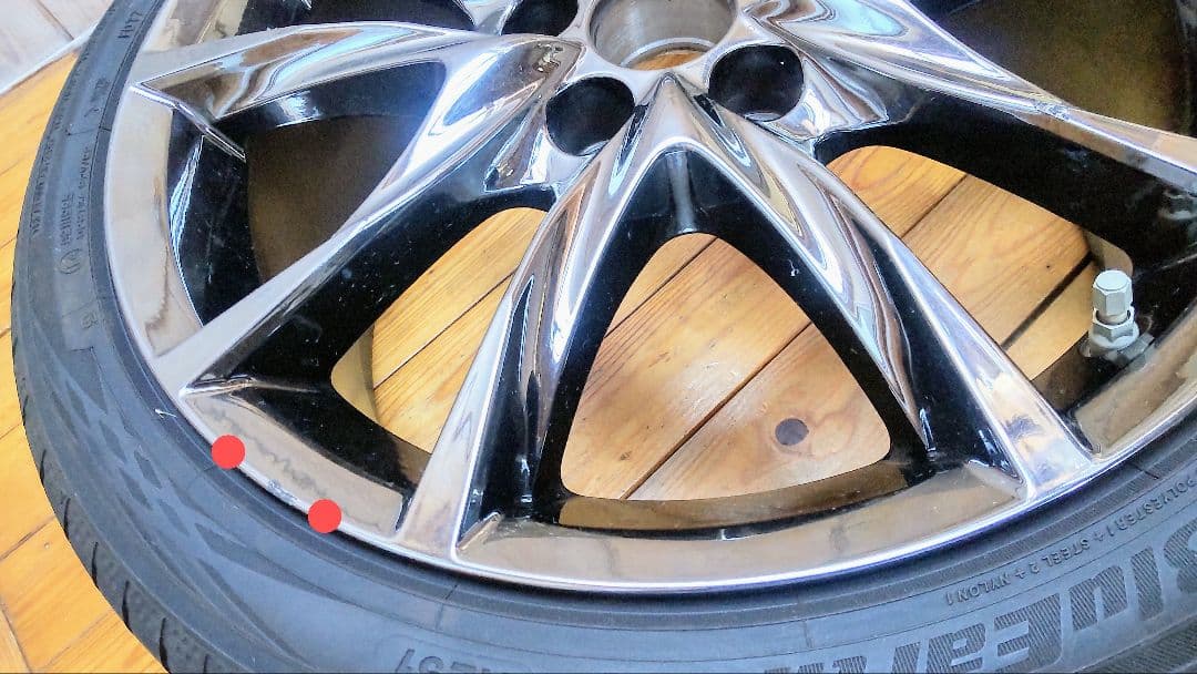 レクサス IS 300 F スポーツ 純正ホイール 225/40r18 フロント