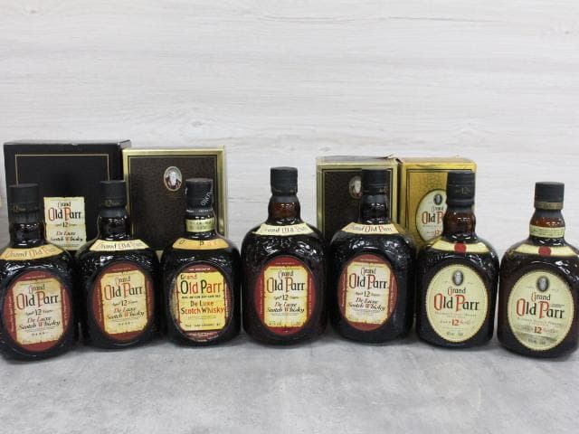 ▲未開栓/古酒 7本セット オールドパー12年Deluxe スコッチウイスキー