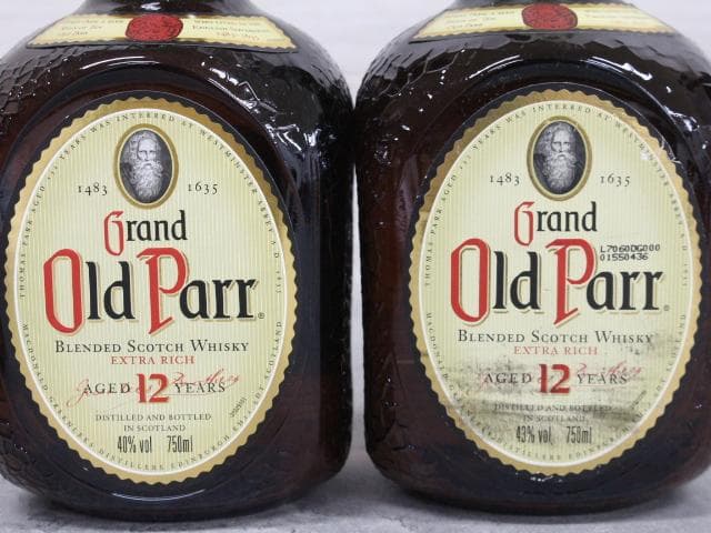 ▲未開栓/古酒 7本セット オールドパー12年Deluxe スコッチウイスキー