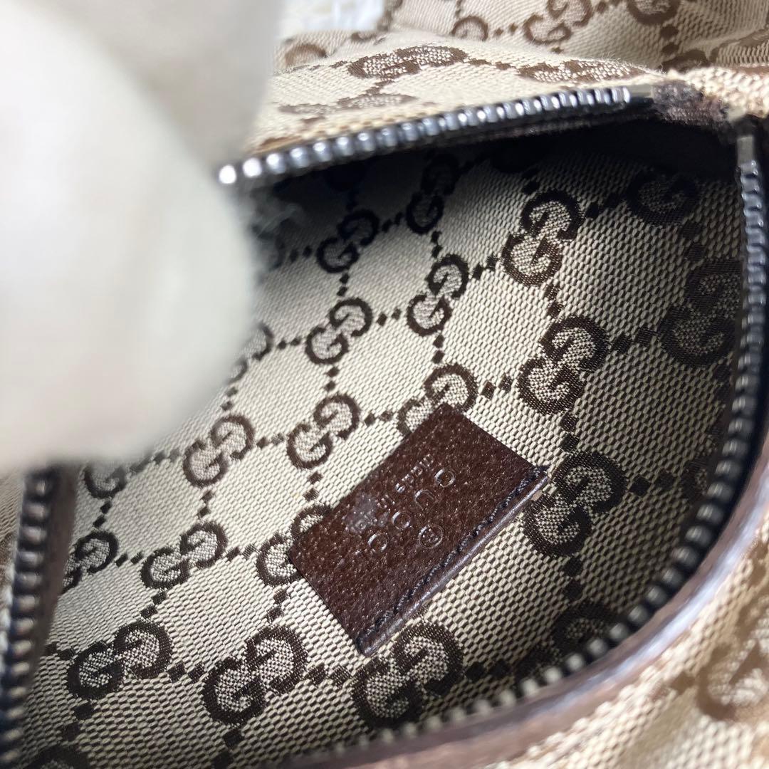 【美品】GUCCI＊ウエストバッグ GGキャンバス クロスボディ