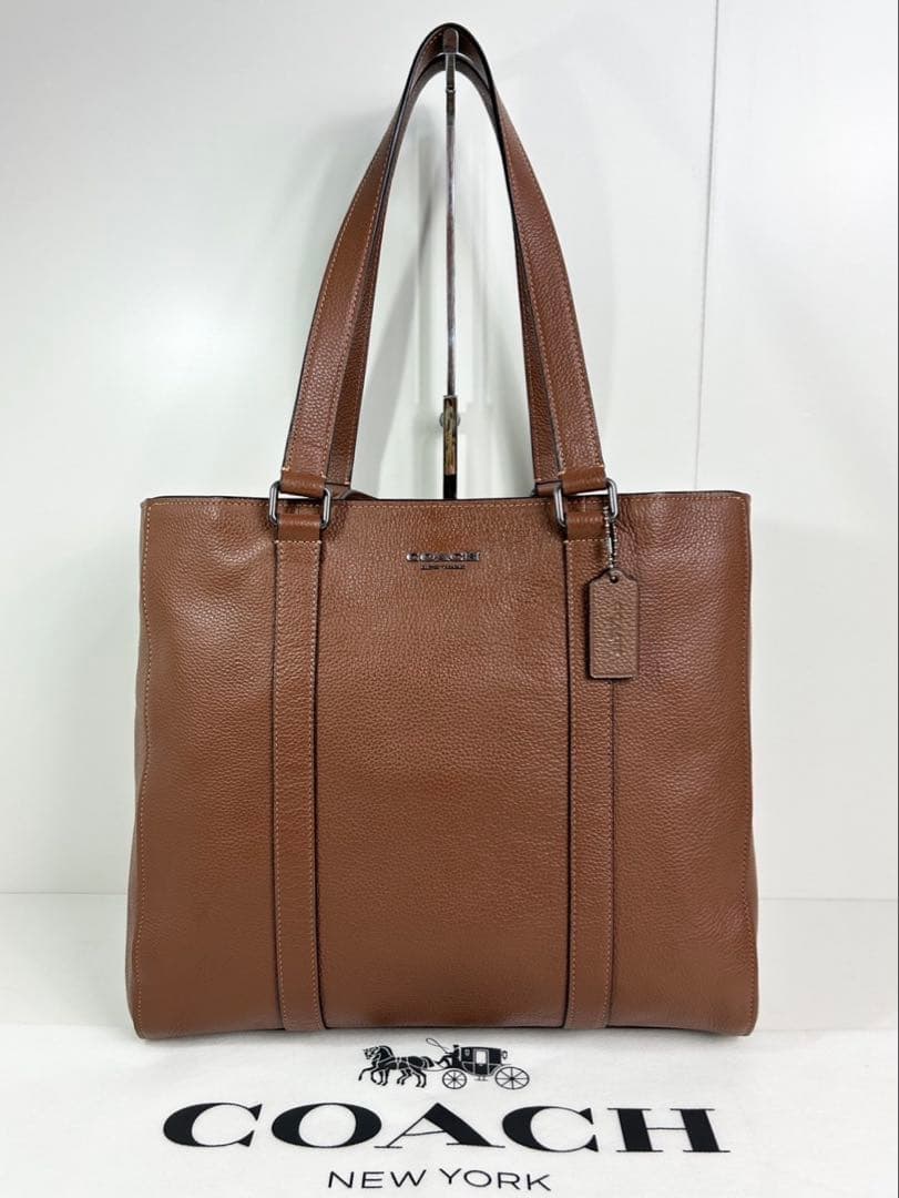 ✅【極美品】定価10万　メンテ済み　コーチ　トートバッグ　COACH ビジネス
