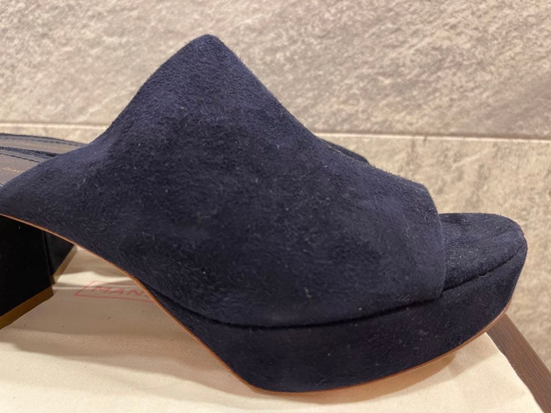 【limoncello】MANSUR GAVRIEL ネイビー ミュール