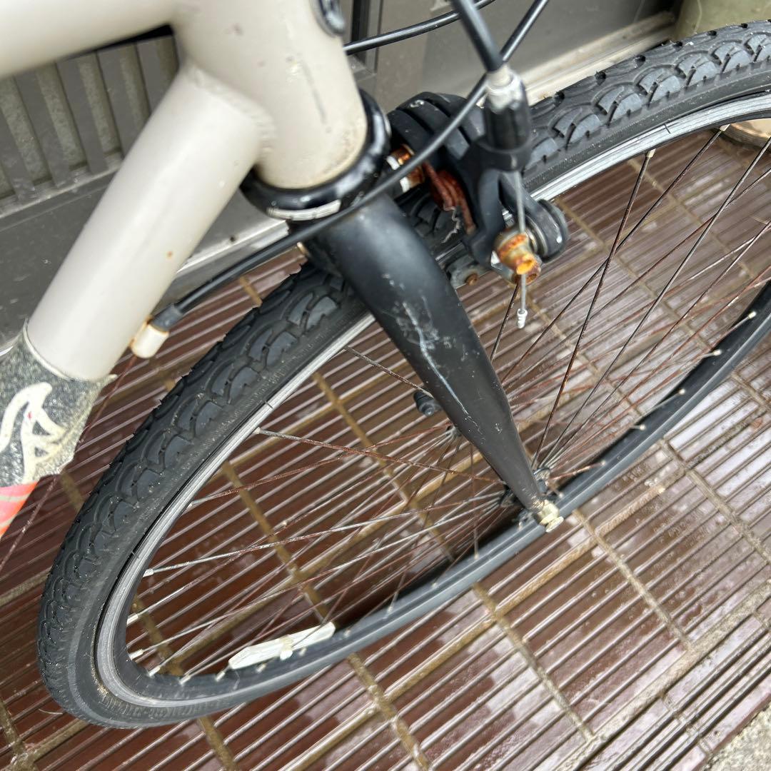 REUNION 530MM アルミフレーム ロードバイク ホワイト/ブラック