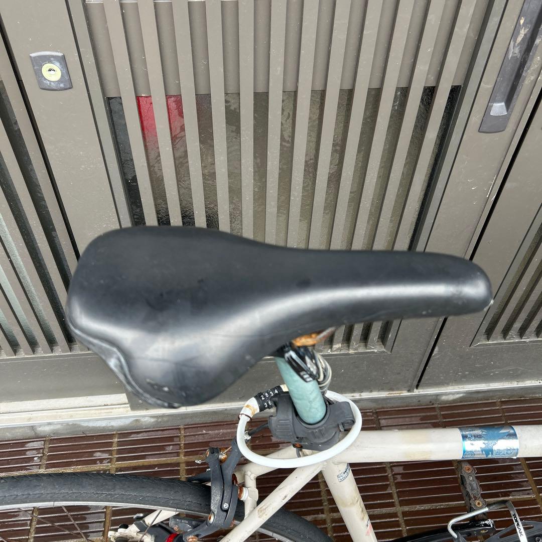 REUNION 530MM アルミフレーム ロードバイク ホワイト/ブラック