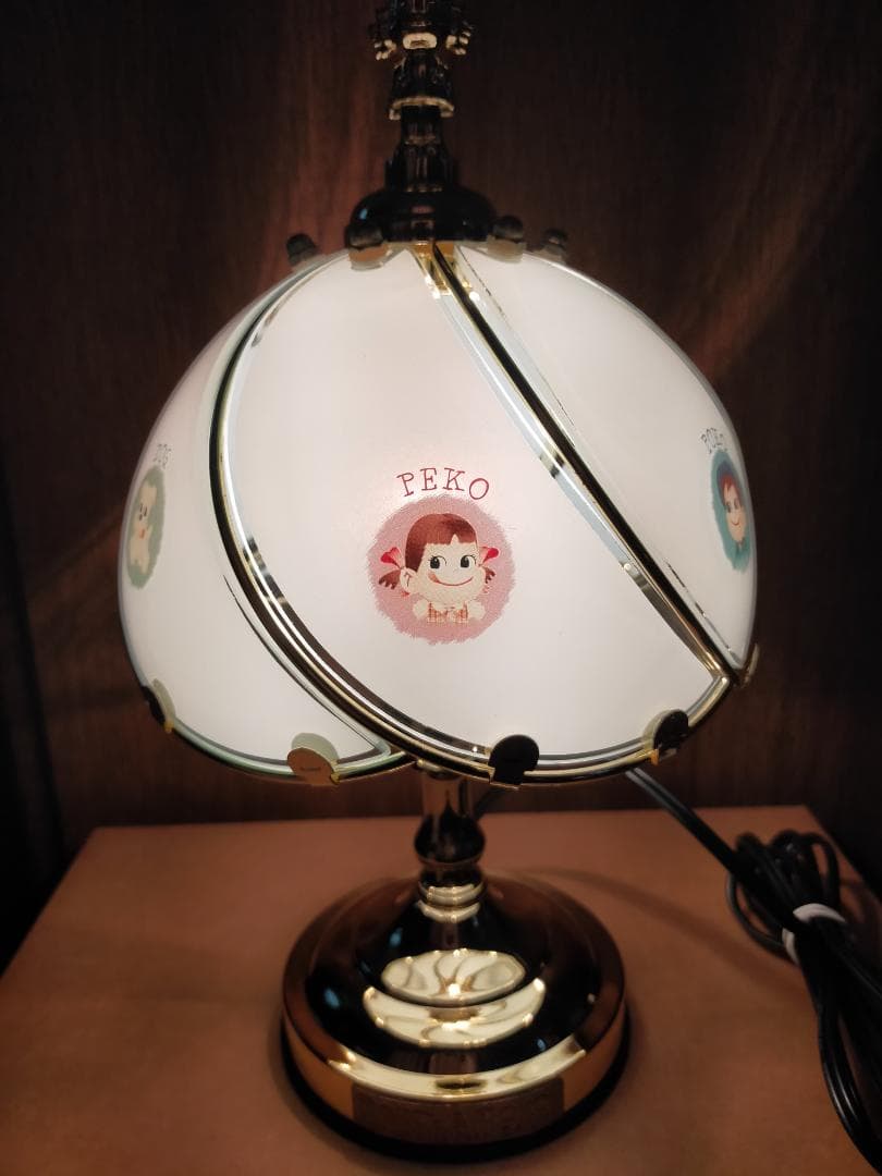 不二家　ペコ電気スタンド　タッチセンサーライト