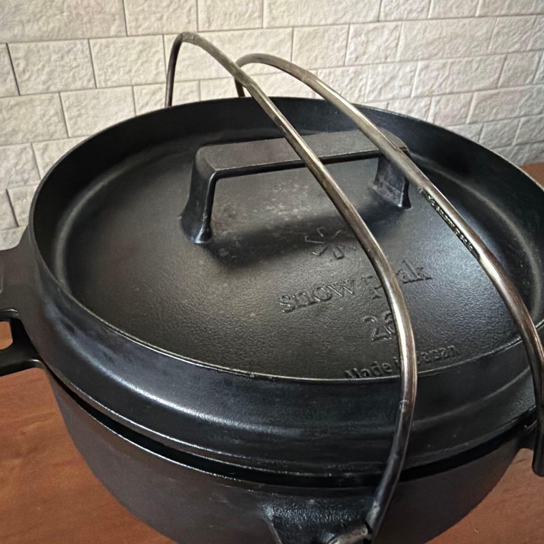 スノーピーク( peak) 和鉄ダッチオーブン　ネット、収納ケースset