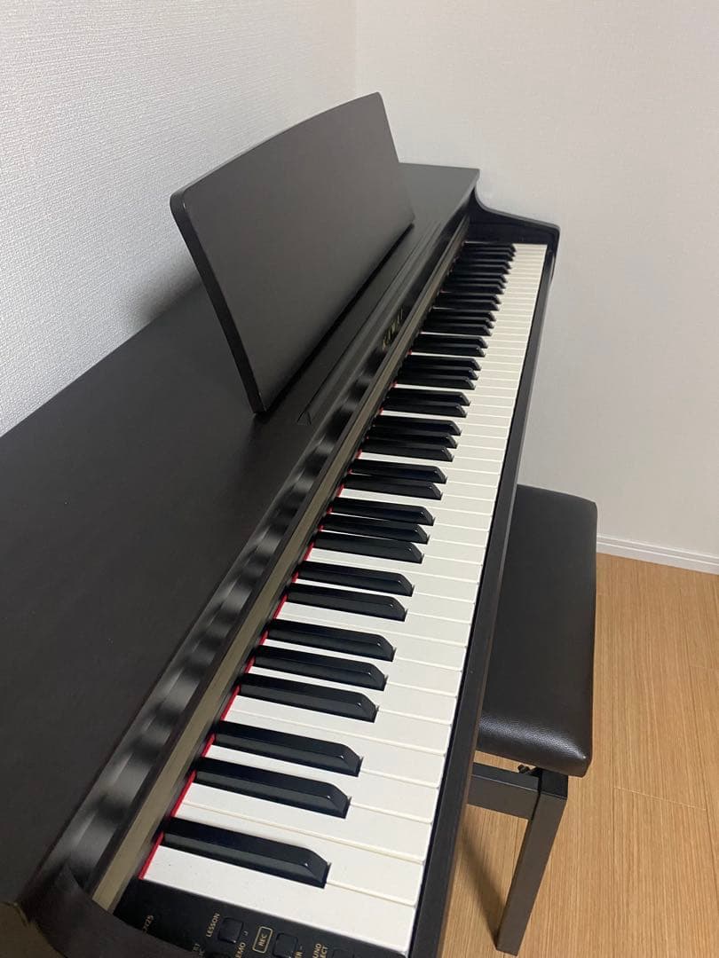 【引き取り限定】KAWAI 88鍵 ダークブラウン 電子ピアノ