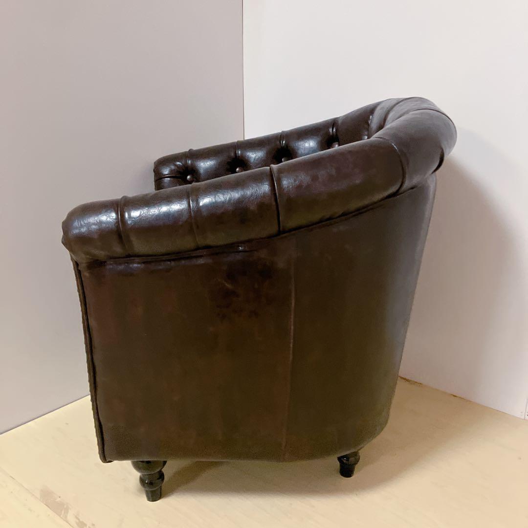 VINCENT ヴィンセント　1人掛け　ソファー　チェア　アンティーク調　PU