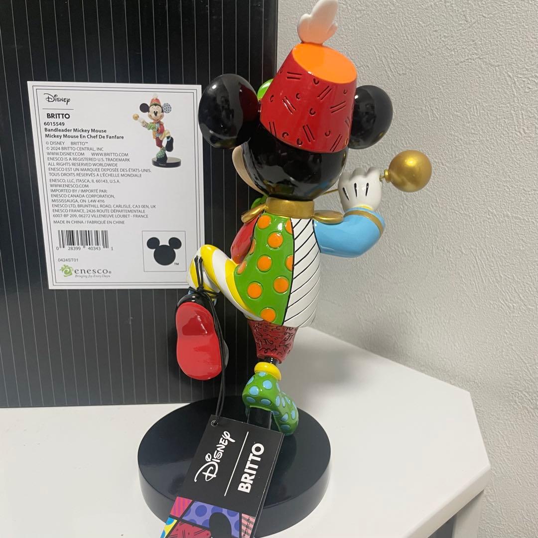 ミッキー バンドリーダー フィギュア ディズニー ブリット 箱付き Britto