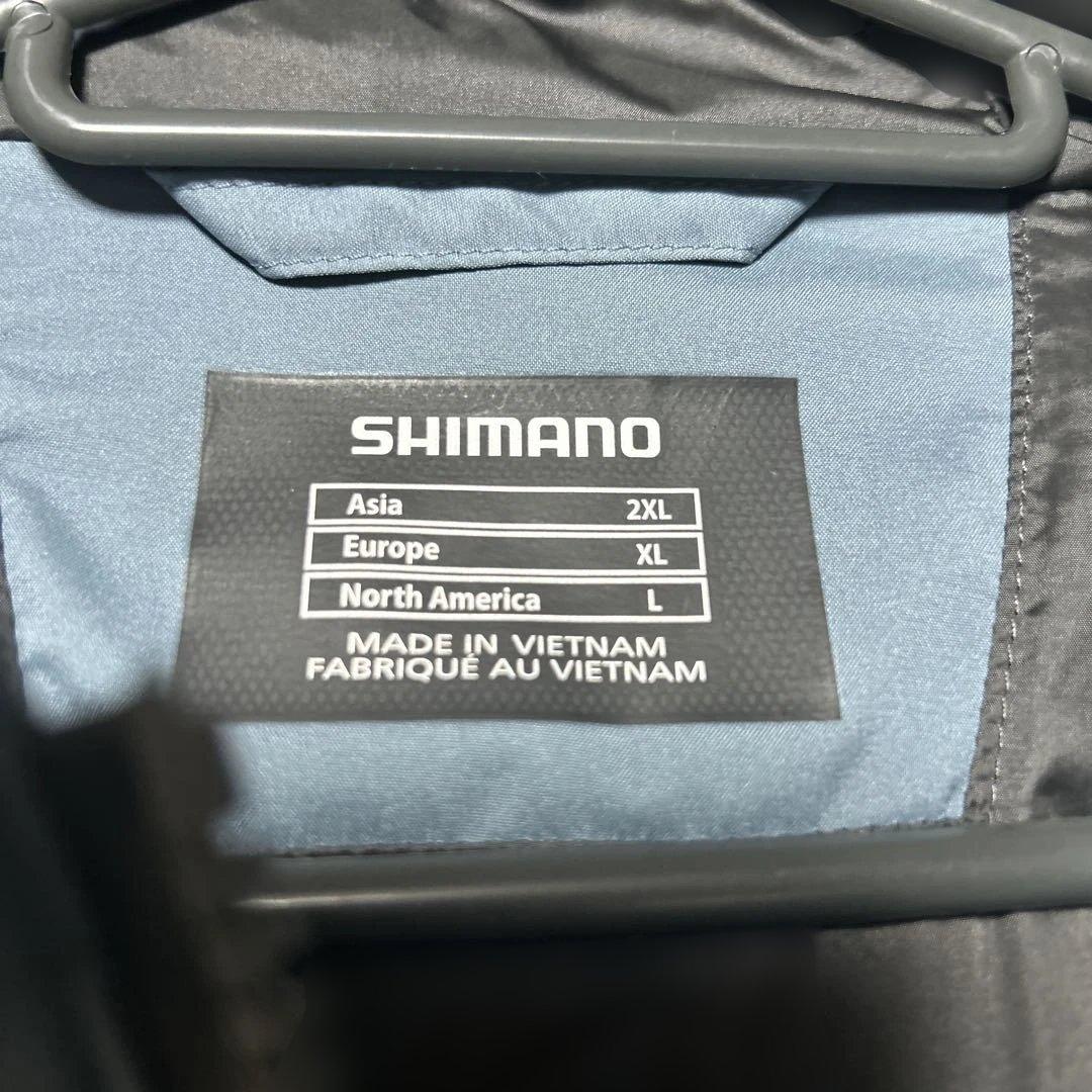 シマノ デュラスト3シーズンレインジャケット ブルーグレー