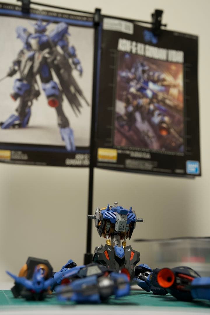 MG 1/100 ガンダム ヴィダール 塗装済み 完成品 艶消仕上げ ガンプラ
