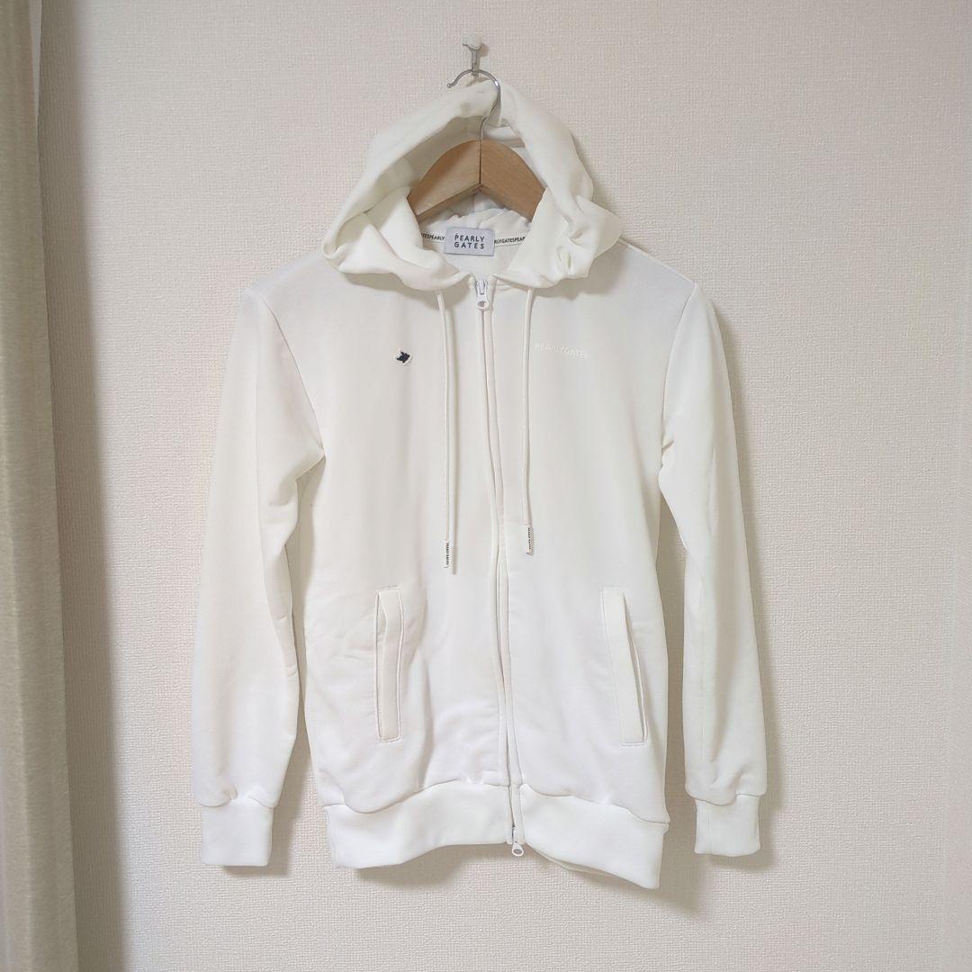 ★美品★PEARLY GATES　ハイスペックコンパクト裏毛フルジップフーディM