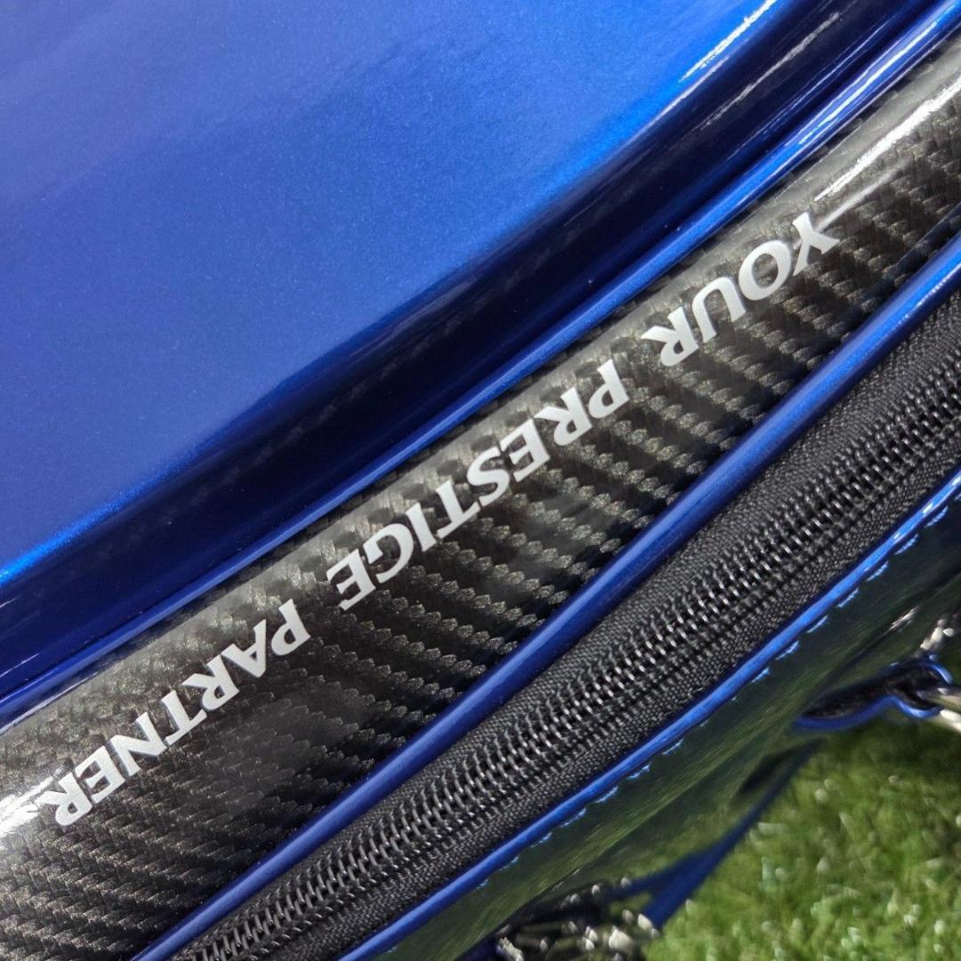 XXIO ゼクシオ エナメルキャディバッグ 青 メタリック 良品