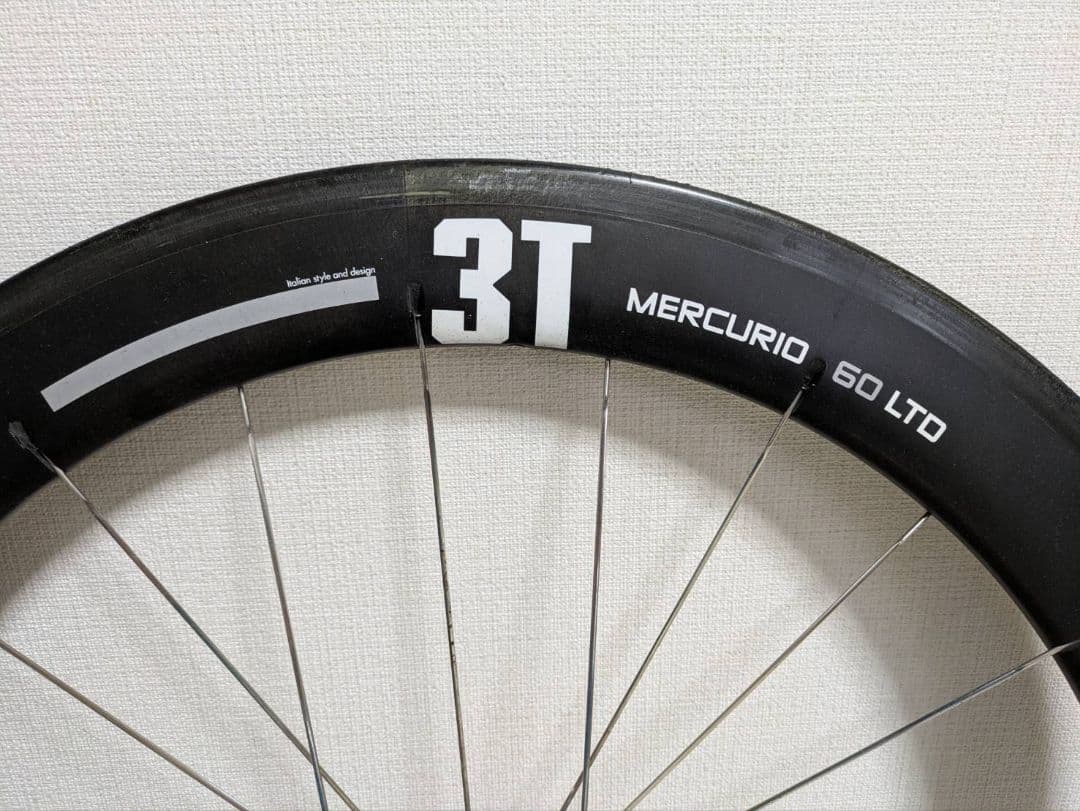 3T MERCURIO 60 LTD チューブラーホイールセット