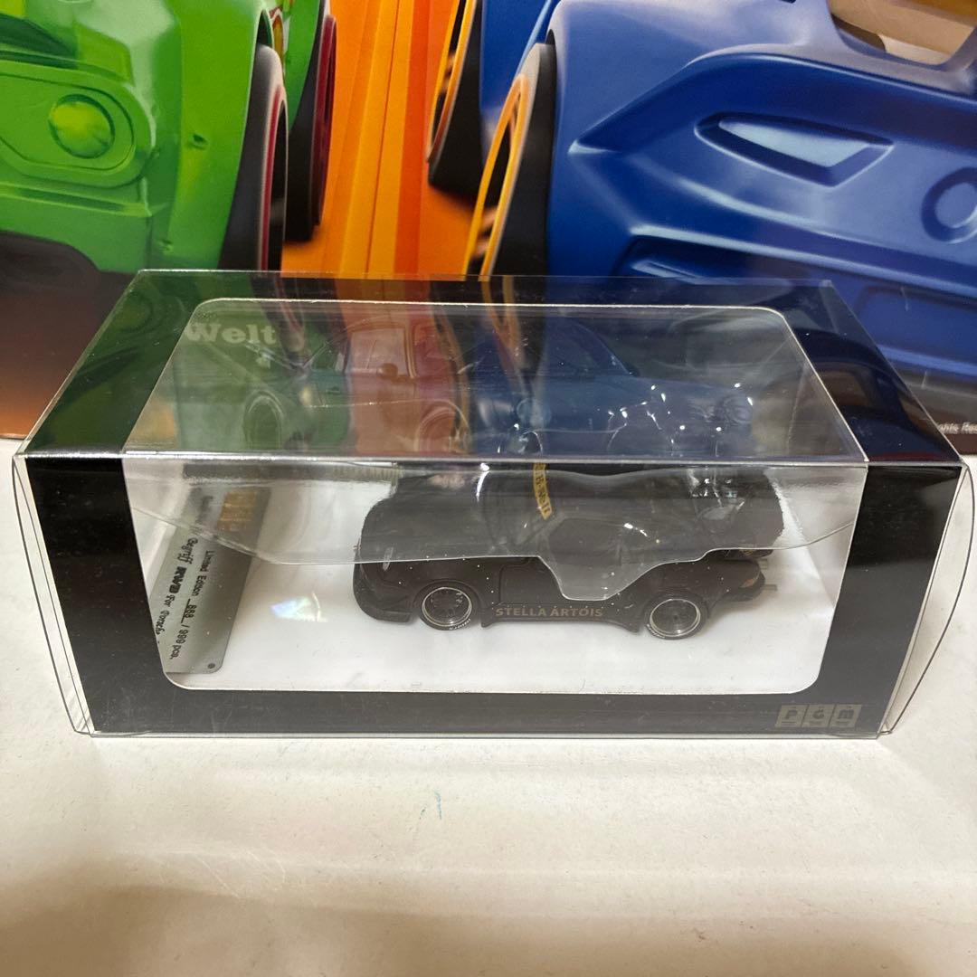 絶版　1/64PGM RWB 930 Black ポルシェ