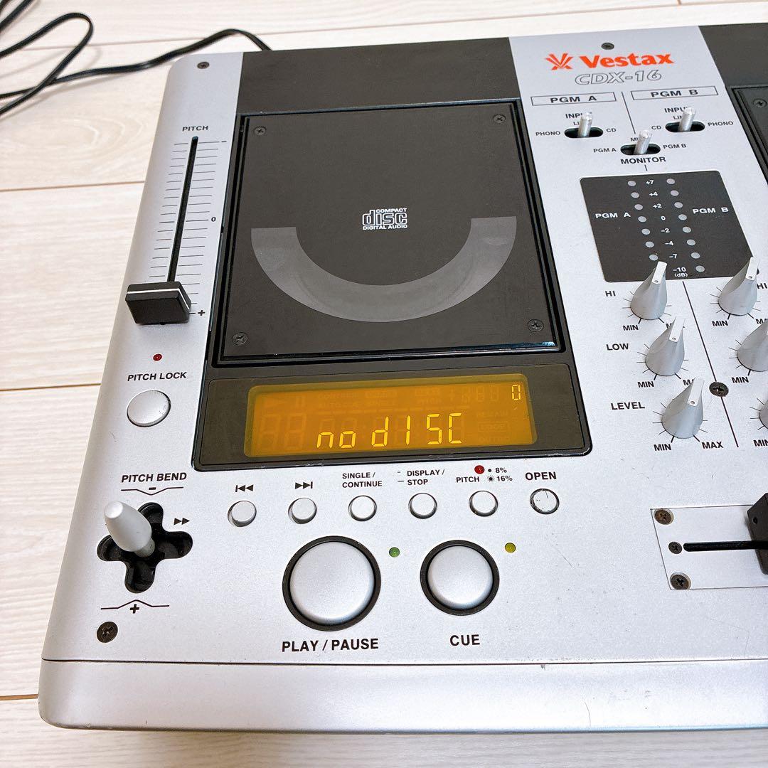VESTAX デュアルCDプレーヤー CDX-16 ジャンク