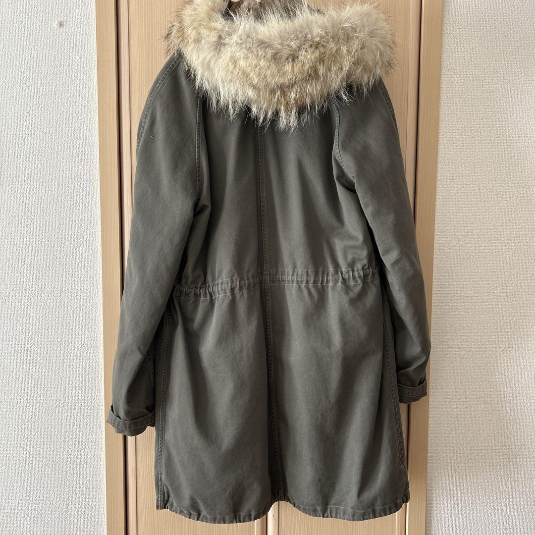 YVES SALOMON モッズコート　リアルファー