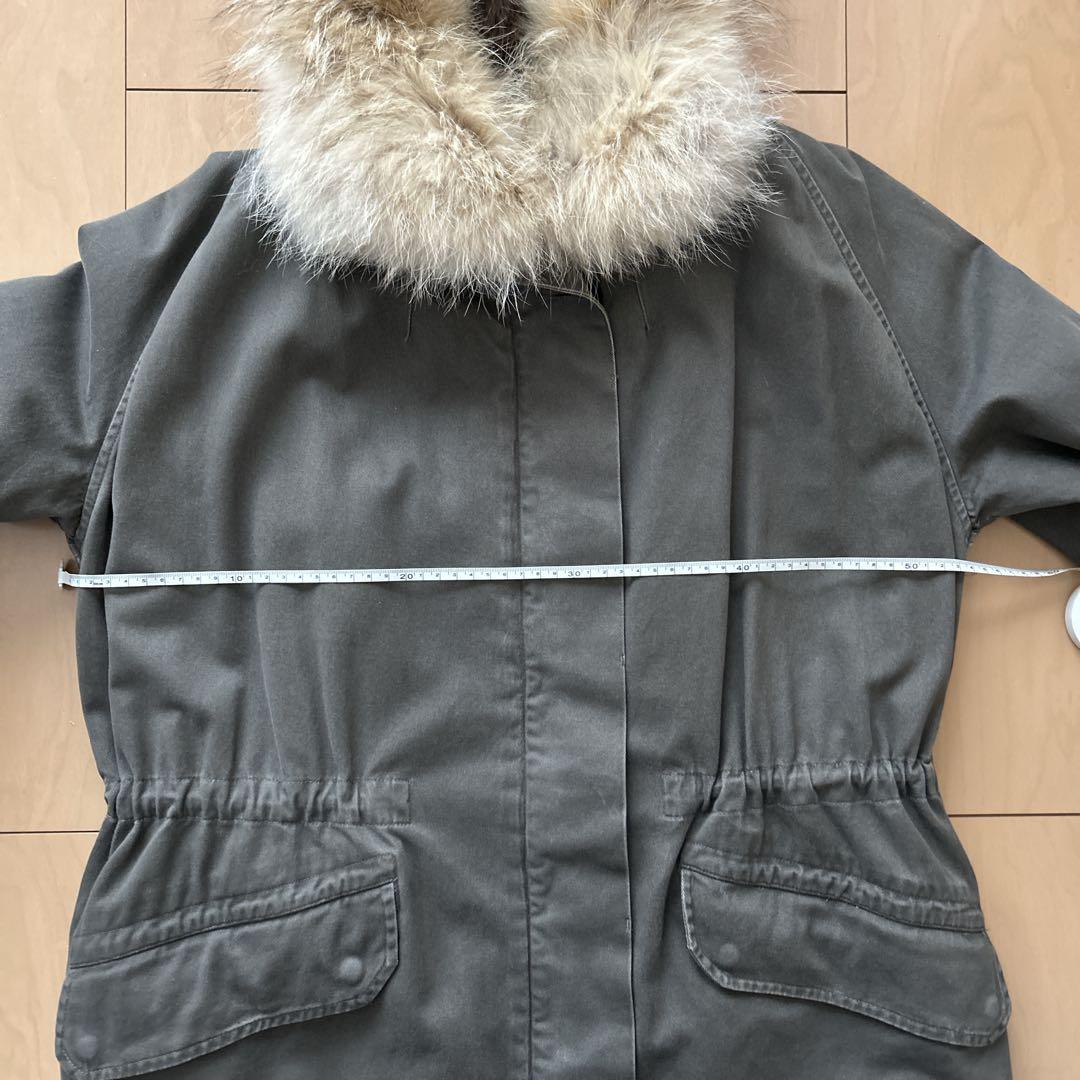 YVES SALOMON モッズコート　リアルファー