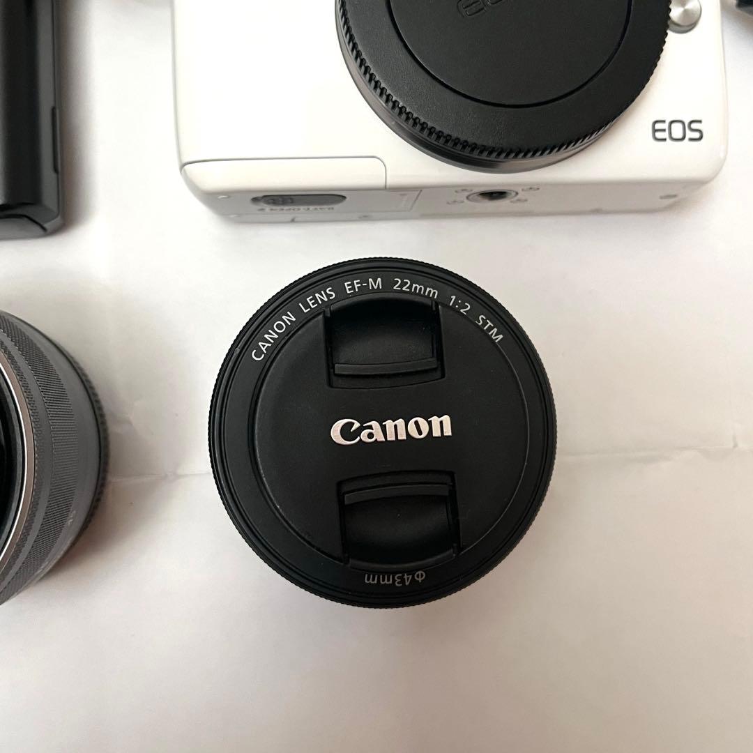 L*g様 Canon eos m10 キャノン　ミラーレスカメラ　レンズ　白　ホ