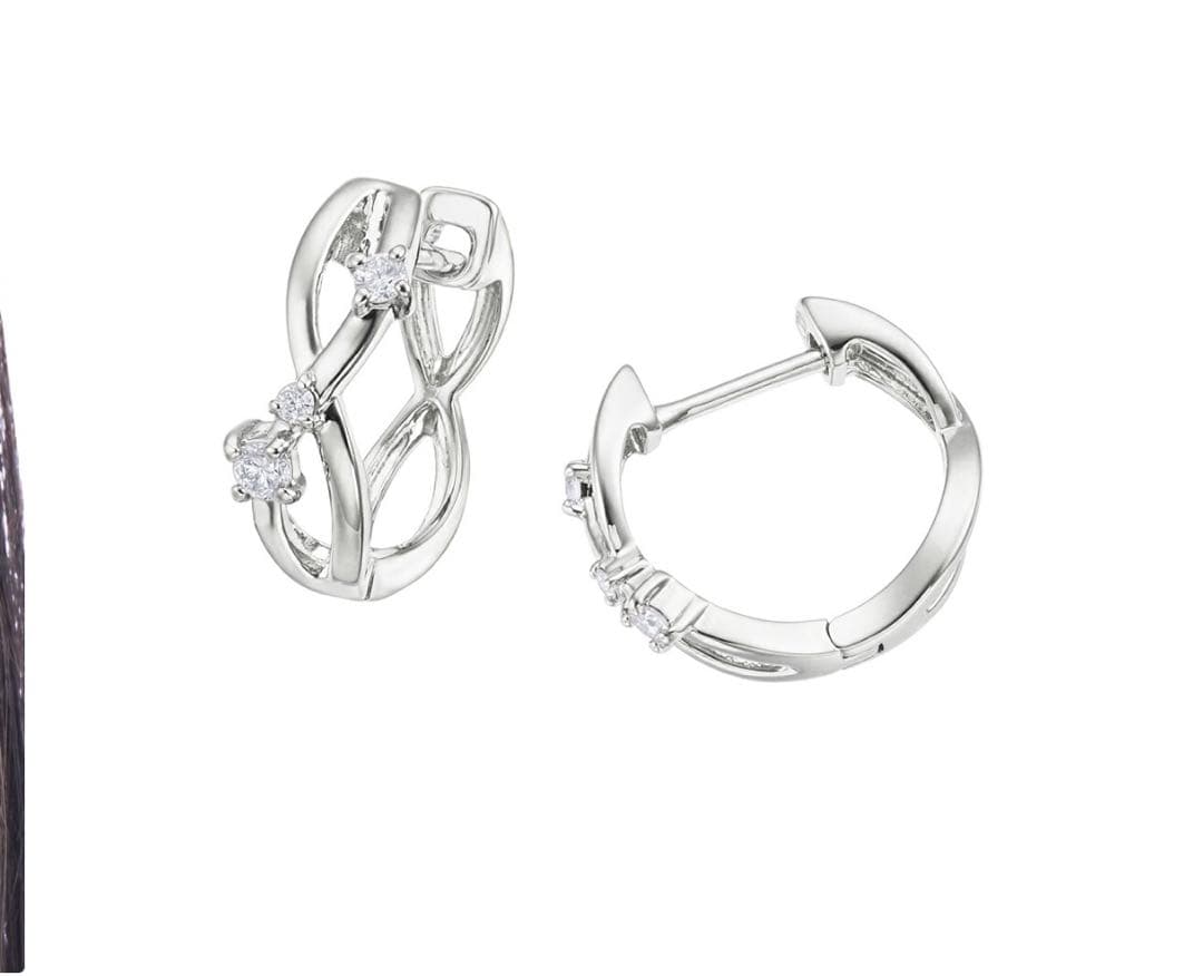 ジュエリーツツミ　プラチナダイヤモンド　ピアス(片側のみ）