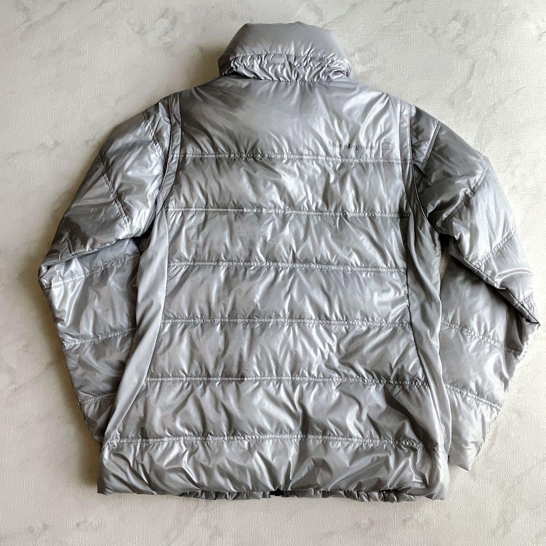 マンシングウェア　未使用級美品　900フィルダウンジャケット　2WAY シルバー