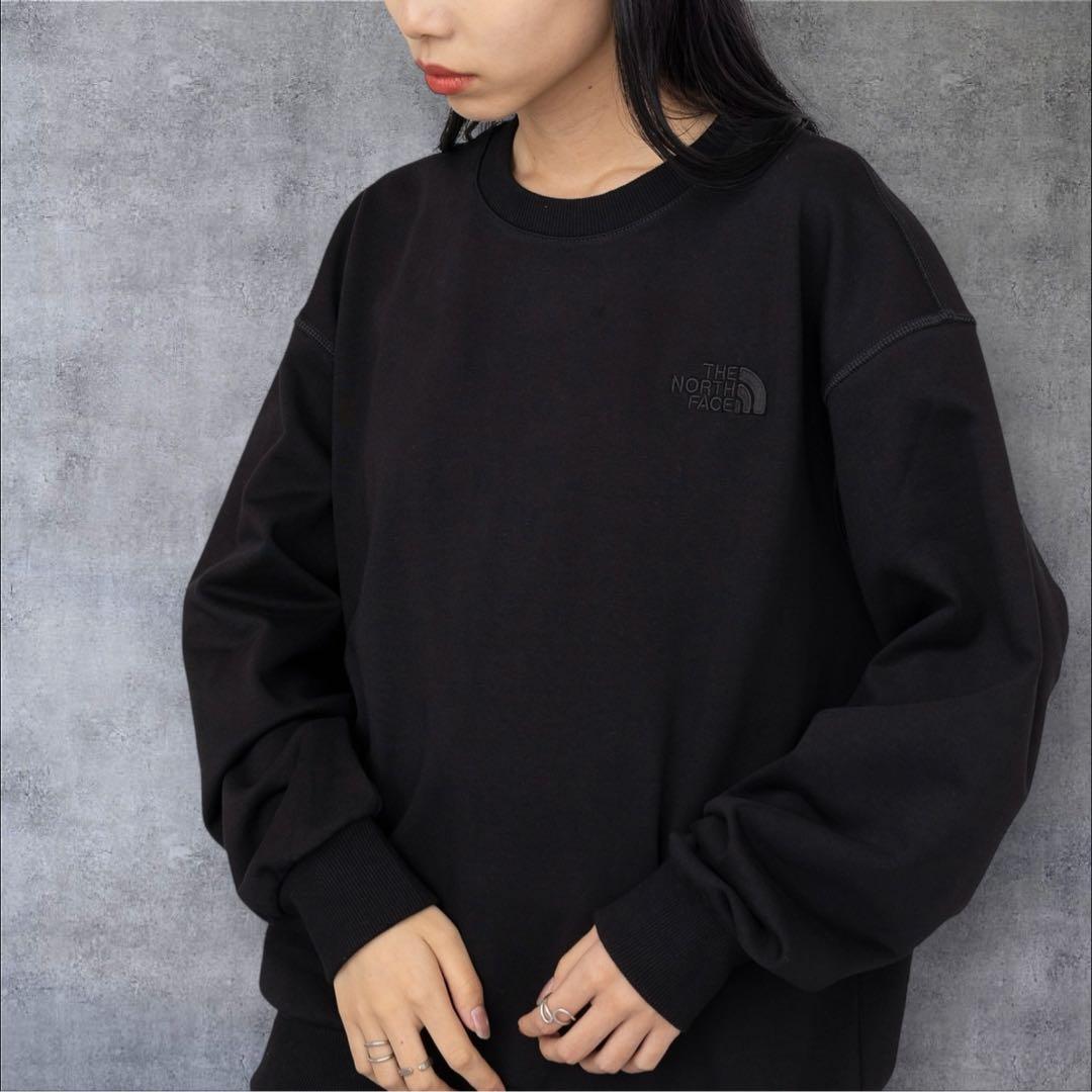 ノースフェイス GO-TO SWEATSHIRTS スウェット ロゴ刺繍 M