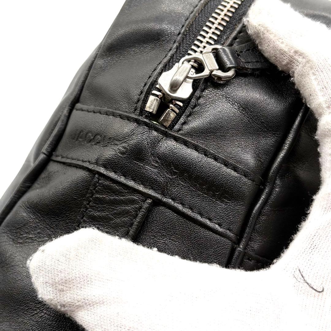 ジャックルコー リスボン ハンドバッグ レザー 肩掛け ブラック