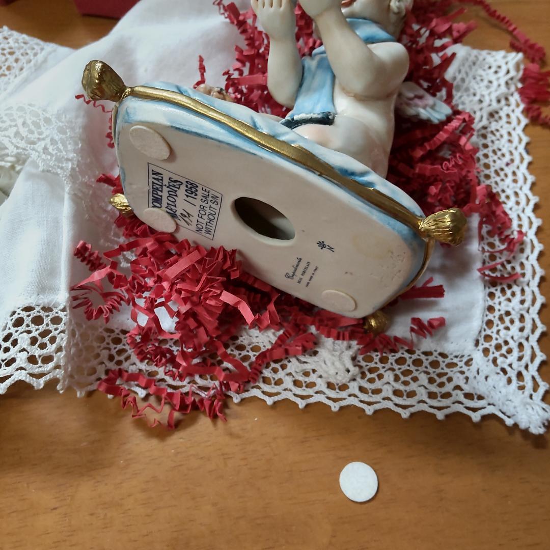 イタリア　エンゼル　飾りもの　置き物　冬