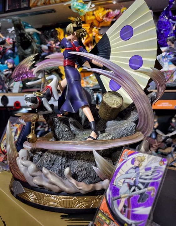 NARUTO ナルト 奈良テマリ 1/7 ガレージキット ガレキ スタチュー③