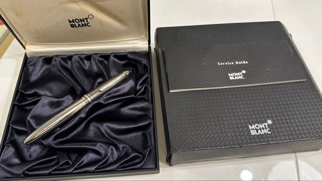 モンブラン万年筆 M 18K美品 箱付