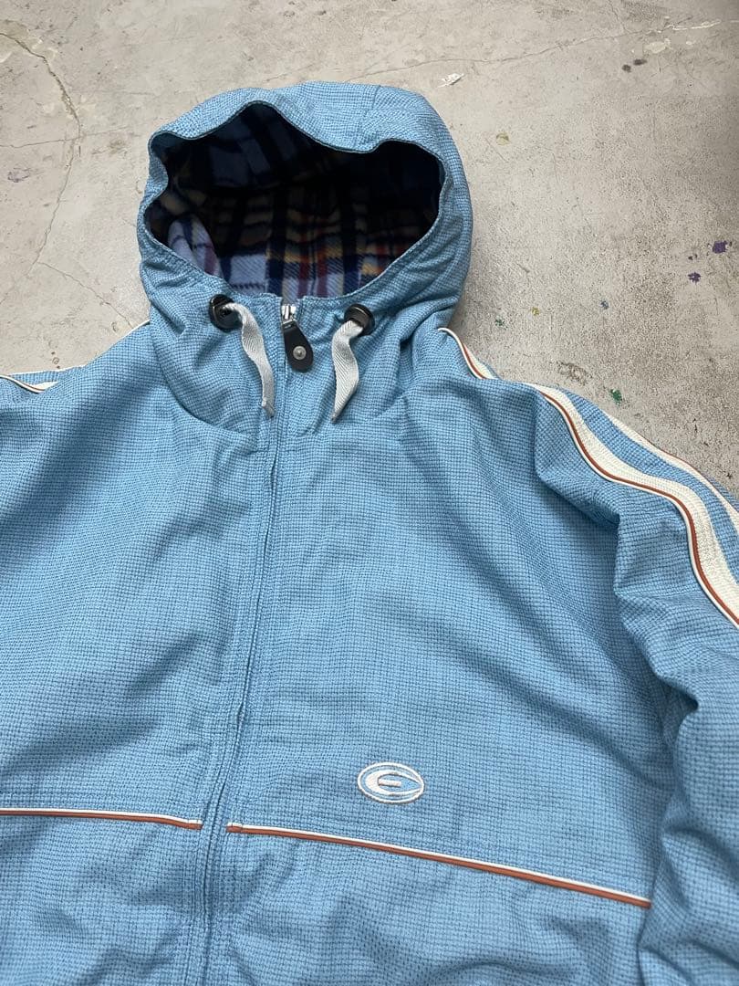 90s ESPERO アウター　スキーウェア　刺繍　y2k 水色　スノボウェア