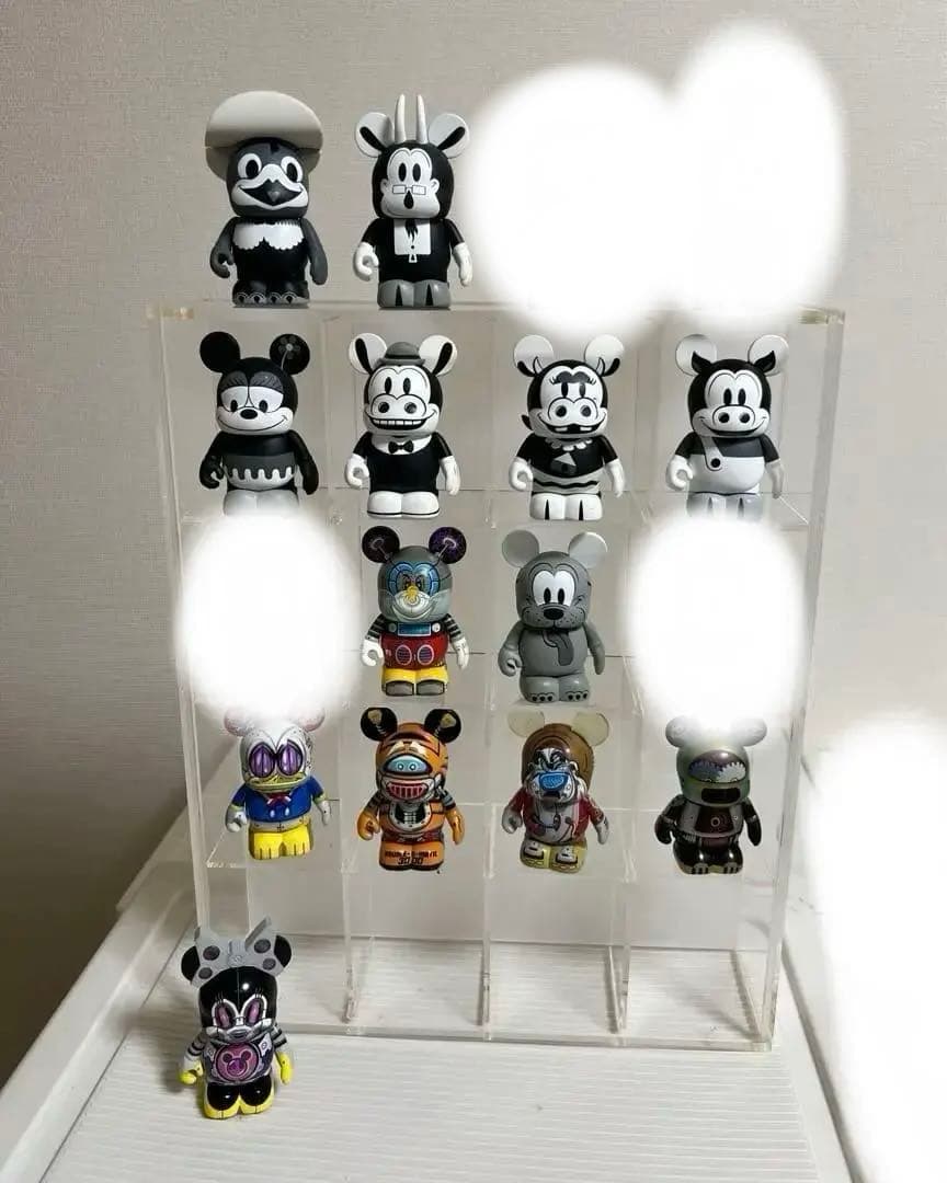 ディズニー、バイナルメーション（白黒ミニー、ドナルド）