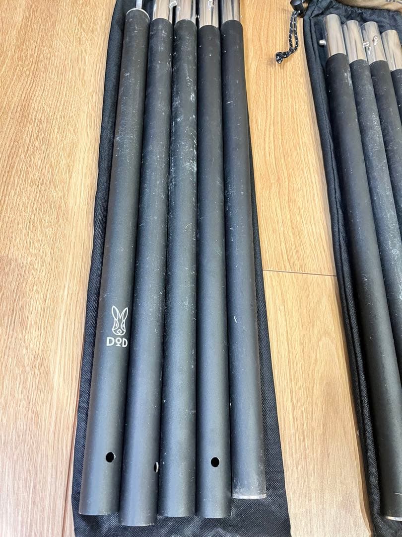 DODビッグタープポール2セットVISIONPEAKSレクタタープ