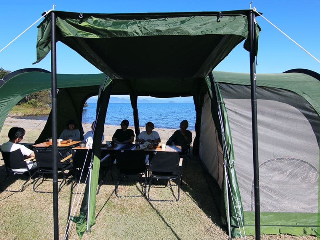 DODビッグタープポール2セットVISIONPEAKSレクタタープ