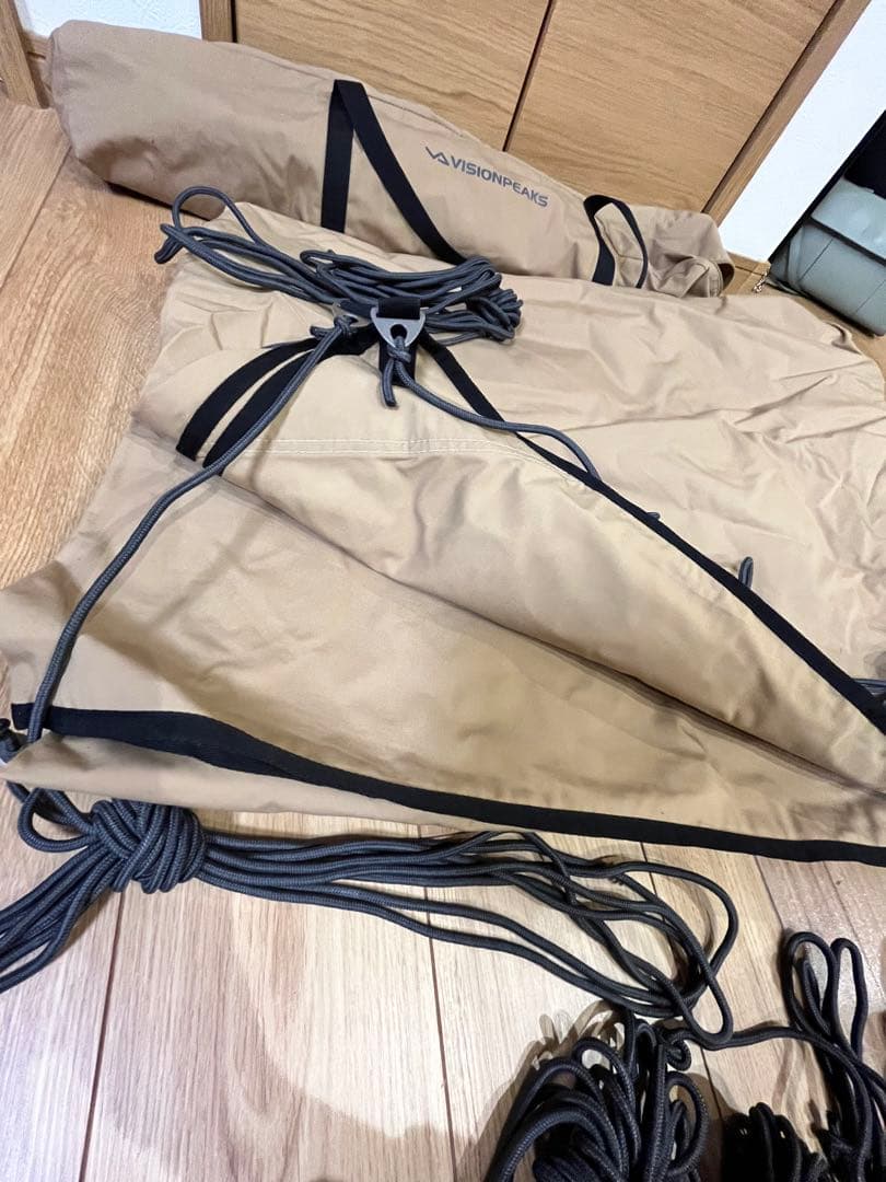 DODビッグタープポール2セットVISIONPEAKSレクタタープ