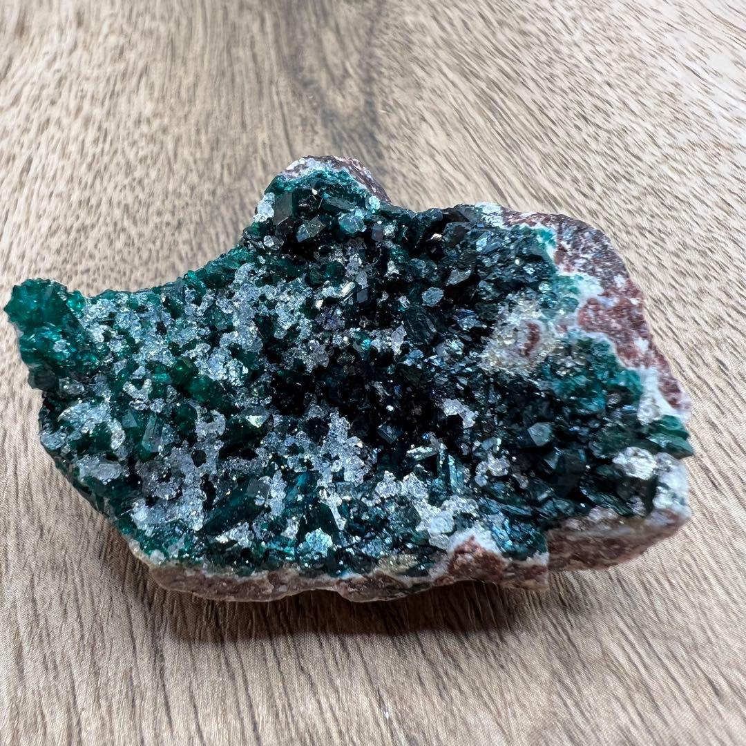 ダイオプテーズ 水晶 共生 鉱物 標本 原石