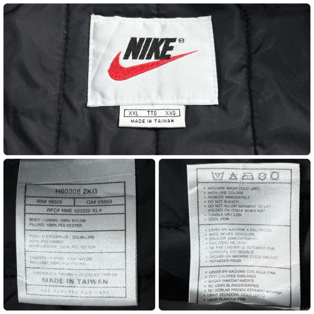 Y2K ナイキ アーカイブ NIKE ベンチコート XXL ネイビー/ホワイト