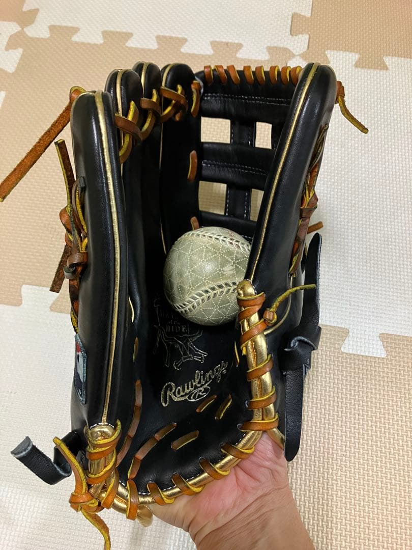 Rawlings 軟式グローブ 黒