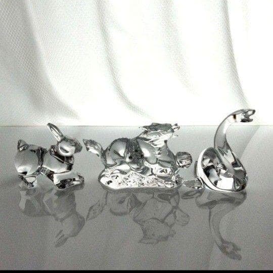 【美品】バカラ　干支の置物 十二支セット　クリスタルガラス 　12点セット　B