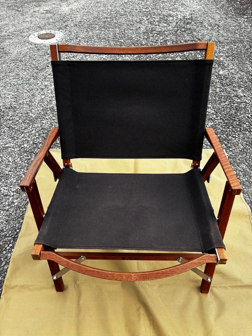 コンダクターズチェア（黒） キャンプオンパレード