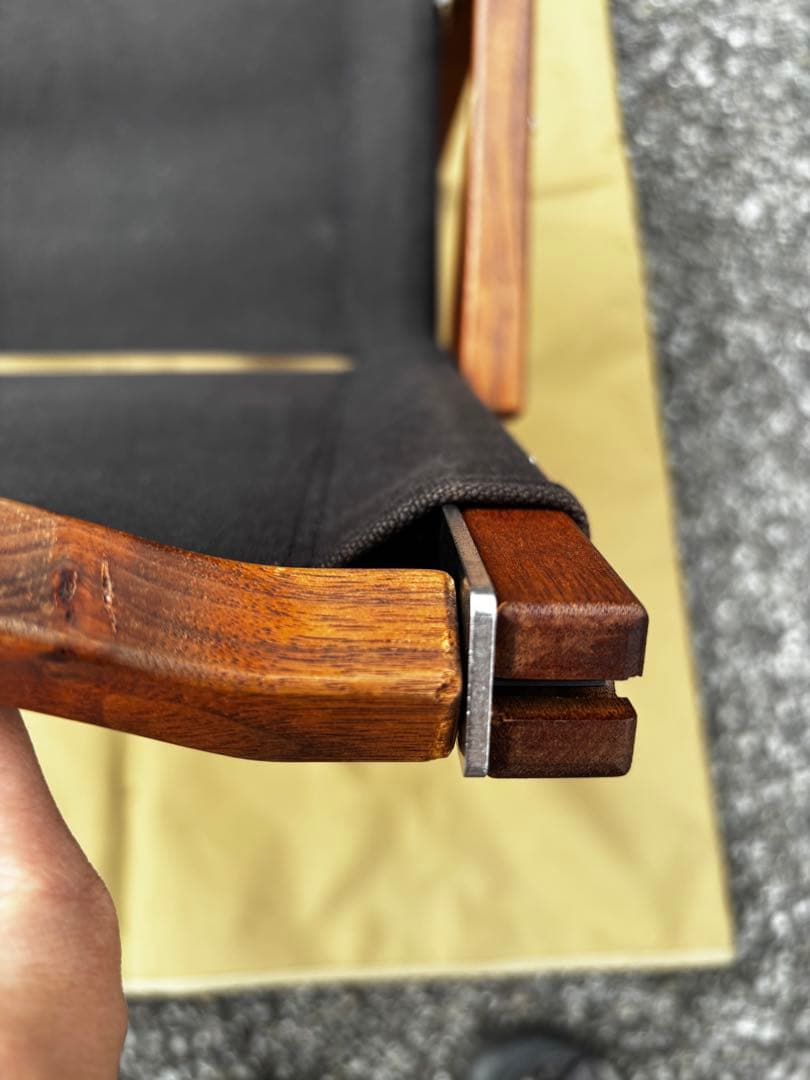 コンダクターズチェア（黒） キャンプオンパレード