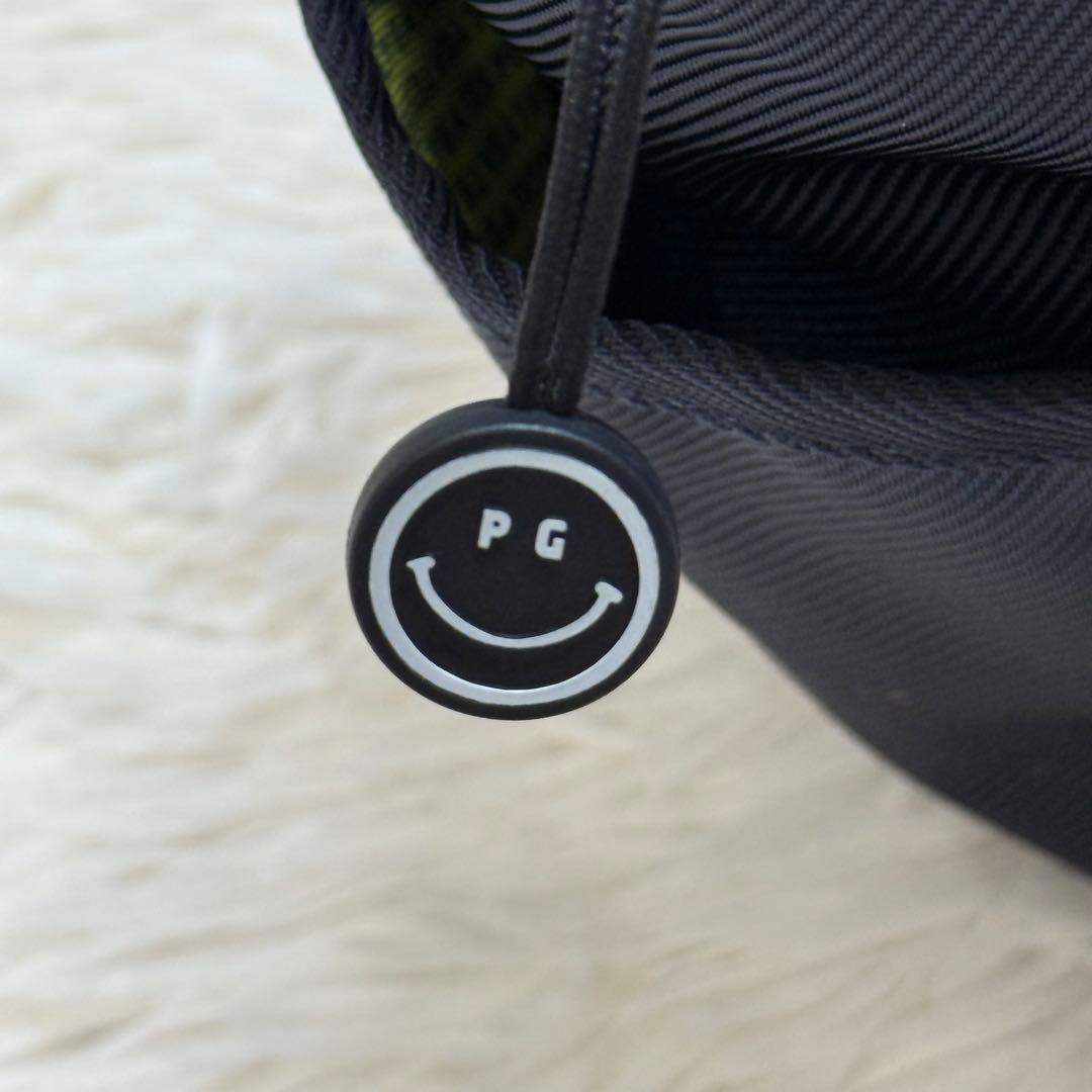 【美品】パーリーゲイツ カートバッグ トートバッグ 刺繍ロゴ ネイビー ゴルフ