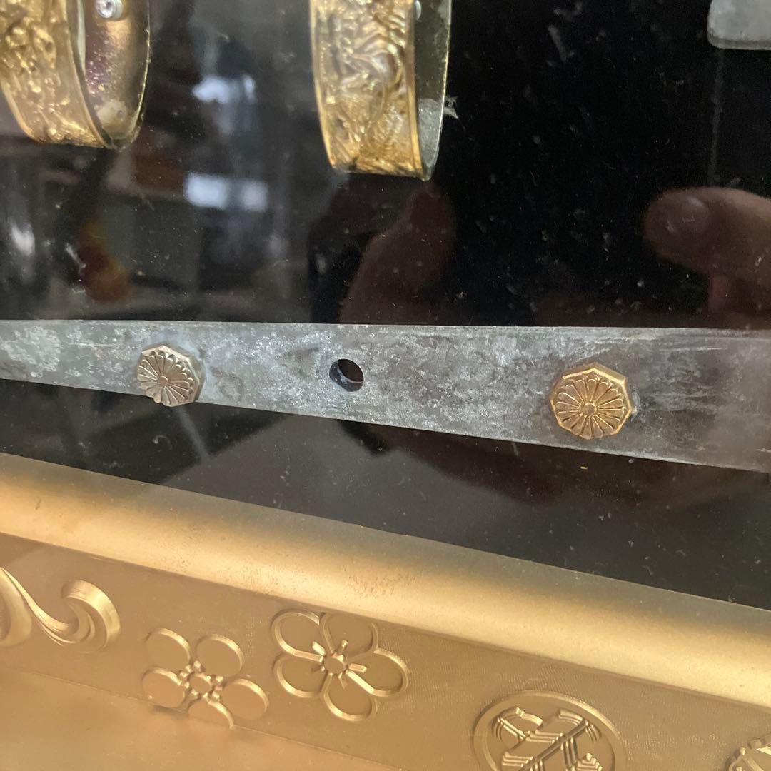 日本刀レプリカ　越中守正俊　模造刀　鍔 美術工芸品 刀剣額 レプリカ 無料発送