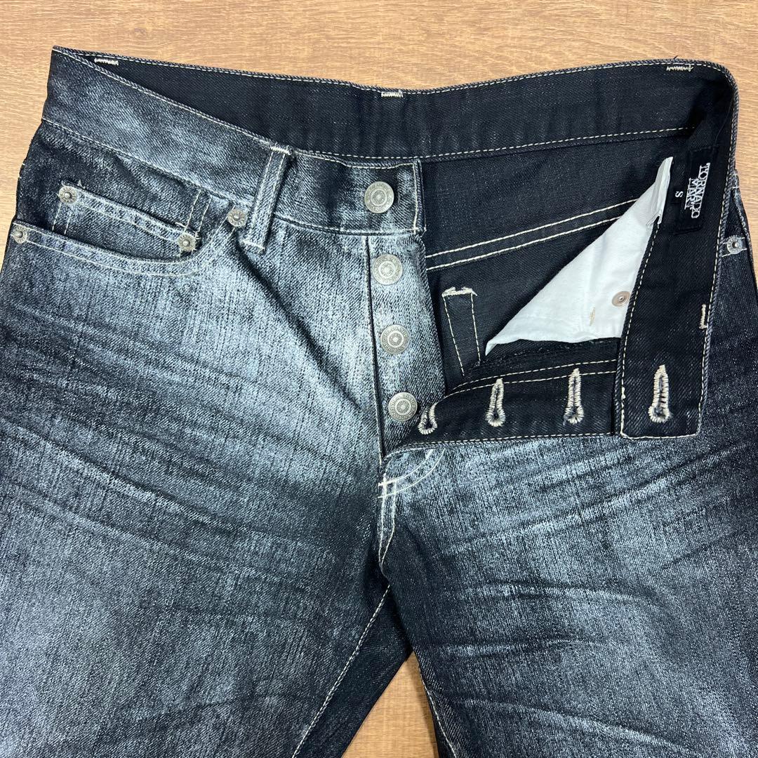 TORNADO MART ブラック フレア デニム S 日本製 美品