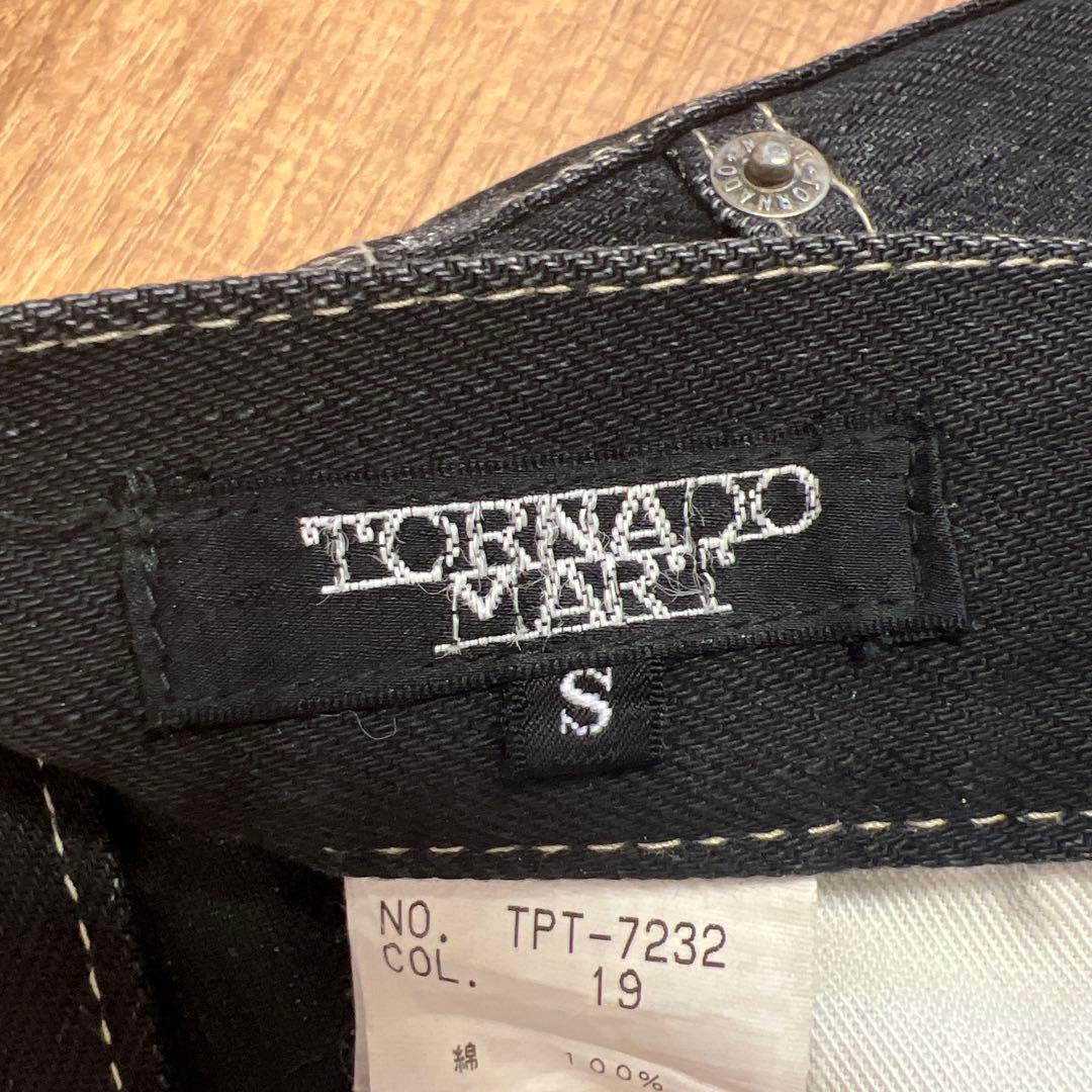 TORNADO MART ブラック フレア デニム S 日本製 美品