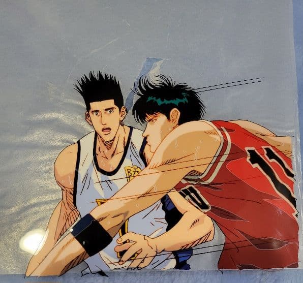 値下　セル画+ 直筆 カラー 指示書付 仙道彰 陵南 流川楓 湘北 スラムダンク