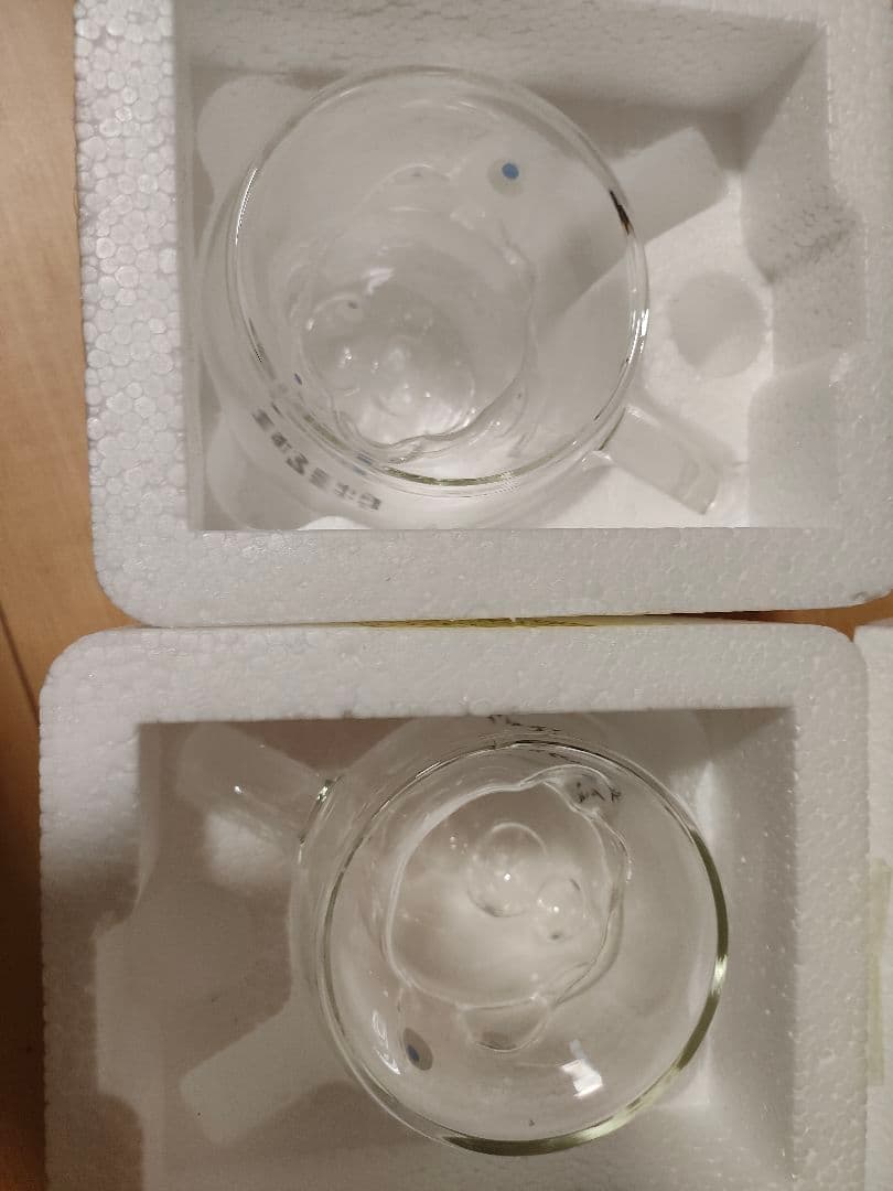 2点　ダブルウォールグラス　グラス コップ ミャク
