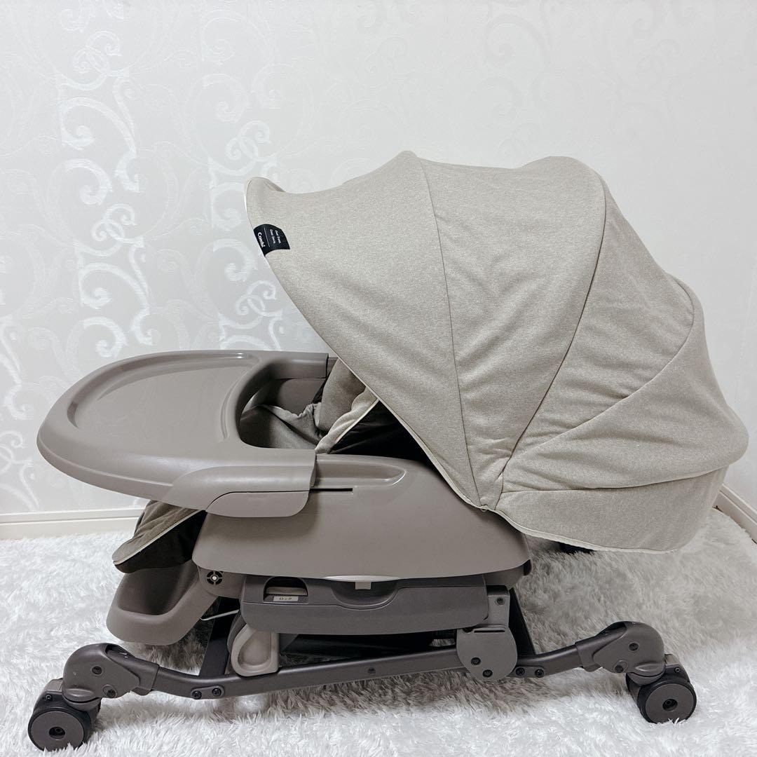 【美品】コンビ ネムリラ AT BEDi 電動 ハイローチェア オートスイング